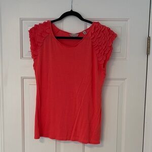 Ted Baker Vibrant Coral Cap Sleeve